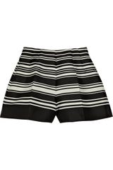 Carven Striped Canvas Shorts