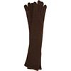 Portolano Chocolate Cashmere Elbow Length Gloves in Brown (chocolate) - Lyst