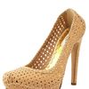 Prada Basketwoven Pump in Brown (tan) - Lyst