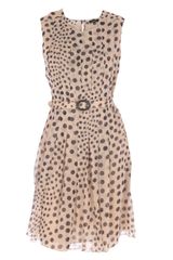 Raoul Silk Georgette Box Pleat Dress