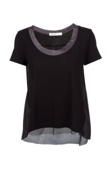 Sacai Double Layer T-shirt - Lyst