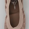 Yosi Samra Elastic Top Line Ballet Flats in Brown (taupe) - Lyst