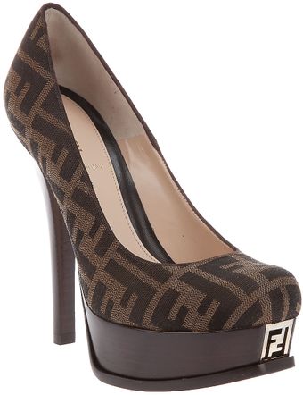 Fendi Monogrammed Pump - Lyst