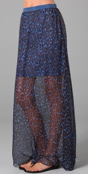 Opening Ceremony Silk Long Skirt - Lyst