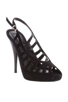 Fendi Cut Out Detail Sandal - Lyst
