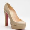Christian Louboutin Bibi Platform Pumps in Beige - Lyst