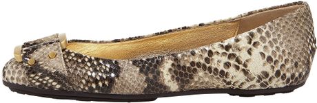 jimmy choo watson cap toe snakeskin embossed leather ballerina flats