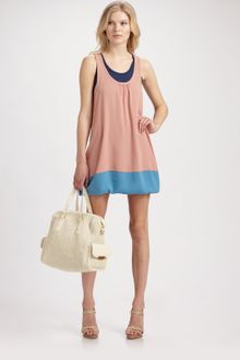 Marc By Marc Jacobs Dia Mix Jersey Dress - Lyst
