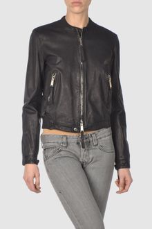 DSquared2 Leather Outerwear - Lyst