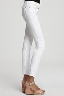 7 For All Mankind Skinny Jeans in Clean White - Lyst