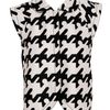 Balenciaga Waistcoat with Enlarged Houndstoothprint in Black - Lyst