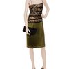 Ruffian Embellished Silksatin Dress in Green (moss) - Lyst