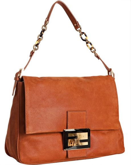 Fendi Mamma Shoulder Bag fendi burnt orange laminated leather mamma shoulder bag in Fendi Mamma Shoulder Bag fendi burnt orange laminated leather mamma shoulder bag in