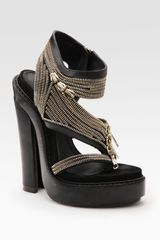 Givenchy Zipper Platform Sandals
