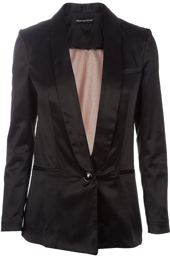 Phonz Says Black Single Breasted Blazer - Lyst