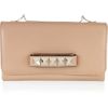 Valentino Va Va Voom Studded Leather Convertible Clutch in Beige - Lyst