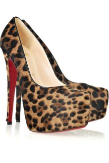 Christian Louboutin Daffodil 160 Calf Hair Platform Pumps - Lyst