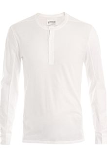 Maison Martin Margiela Long Sleeve Jersey Top - Lyst