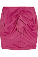 Isabel Marant Garland Ruffled Twill Mini Skirt
