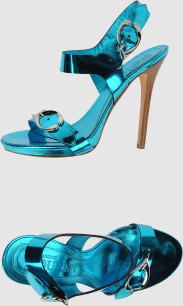 turquoise blue sandals