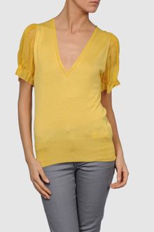 John Galliano Short Sleeve Sweater - Lyst