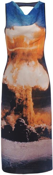 Christopher Kane Atomic Dress in Multicolor (orange) - Lyst