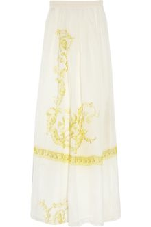 Giambattista Valli Printed Silk-chiffon Maxi Skirt - Lyst
