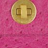 Marc By Marc Jacobs Bentley Ostrichprint Pvc Clutch in Pink - Lyst