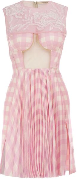 Christopher Kane Sleeveless Embellished Dress - Lyst