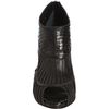 Dior Black Strappy Leather Temptation Peep Toe Booties in Black (noir suede/ snake) - Lyst
