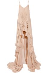 Julien Macdonald Peignoir Convertible Silk-chiffon Gown