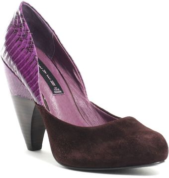  Sumee Pump - Brown Suede 