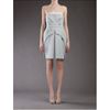 Preen Structured Pleat Dress in Gray (pearl) - Lyst