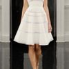 Victoria Beckham Painteffect Cottonorgandy Dress in White
