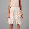 Haute Hippie Lace Overlay Slip Dress in Pink (nude) - Lyst
