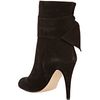 Valentino Black Suede Bow Detail Boots in Black - Lyst
