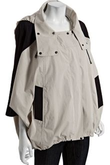 Cynthia Steffe Stone Cotton Blend Bailey Hooded Caplet Anorak - Lyst