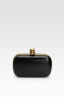 Alexander McQueen Classic Skull Box Clutch - Lyst