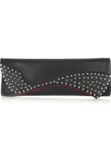 Christian Louboutin Pigalle Studded Leather Clutch