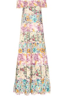 Zimmermann Posy Floral-print Cotton-voile Maxi Dress - Lyst