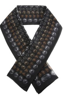 Alexander McQueen Skull Coin Print Scarf - Lyst