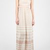 M Missoni Halter Neck Wave Maxi in Pink (blush) - Lyst