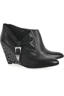 Belle By Sigerson Morrison Studded Wedge Boots - Lyst