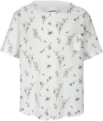 February Printed T-shirt - Lyst
