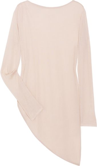 Halston Asymmetric Cashmere and Silk-blend Tunic - Lyst