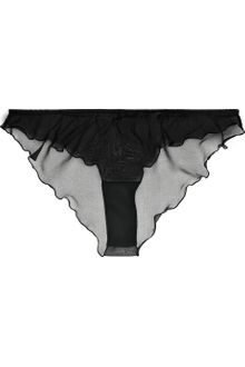 Kiki De Montparnasse Nadia Silk-chiffon Briefs - Lyst