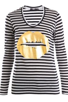 Markus Lupfer Kiss Print T-shirt - Lyst