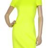 Michael Kors Neon Woolblend Shift in Yellow - Lyst