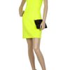Michael Kors Neon Woolblend Shift in Yellow - Lyst