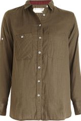 Rag & Bone Tomboy Shirt - Army Green